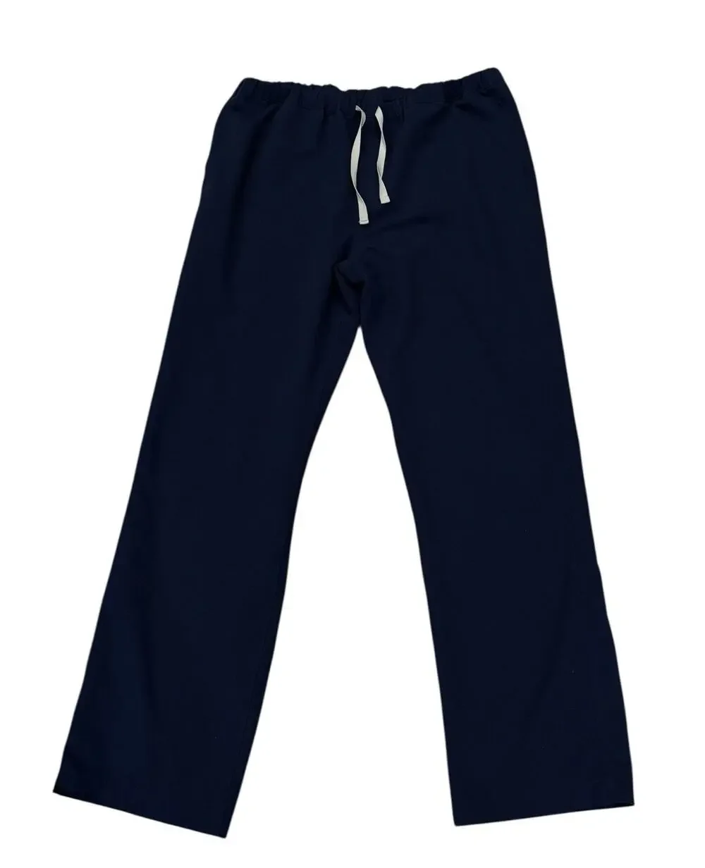 FIGS Technical Collection Pisco Basic Pants Mens Large Navy Blue Open Hem Scrubs